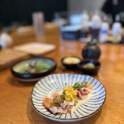 Handroll Social - Salmon Crudo