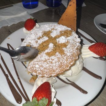 Montecatini Restaurant - Tarta Santiago $18.99 Very large shareable dessert - Average taste - wouldn't order again - Italian Near Me - Miami, Florida Montecatini Restaurant - Tarta Santiago $18.99 Very large shareable dessert - Average taste - wouldn't order again - Italian Near Me - Miami, Florida