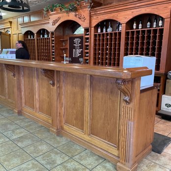 Crown Valley Winery - the bar and wine rack - Venues & Event Spaces Near Me - Ste. Genevieve, Missouri