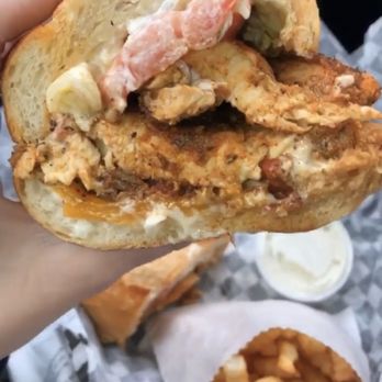 Little J's - Cajun chicken sandwich - American Near Me - Pittsburg, California