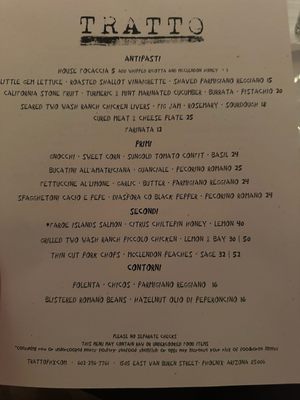 Menu photo 1 Tratto Phoenix, AZ