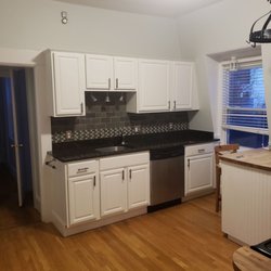 Megios Painting - Kitchen cabinets after being painted