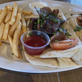 Mito's Döner Kebap - Lamb and beef with hummus and fries. 10 out of 10. - Mediterranean Near Me - Pomona, California