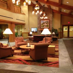 Marriott Grand Residence lobby near the front entrance.
