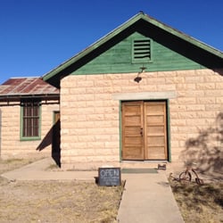 The Fairbank Schoolhouse Museum - First time I've seen it open; I'm excited.