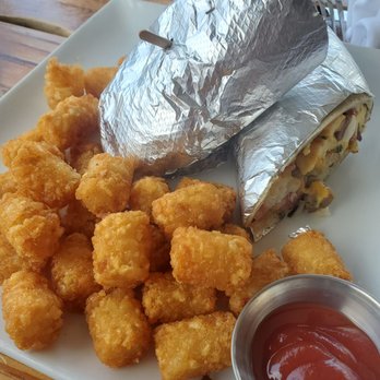 Riviera House - Breakfast Burrito w/taters - Seafood Near Me - Redondo Beach, California