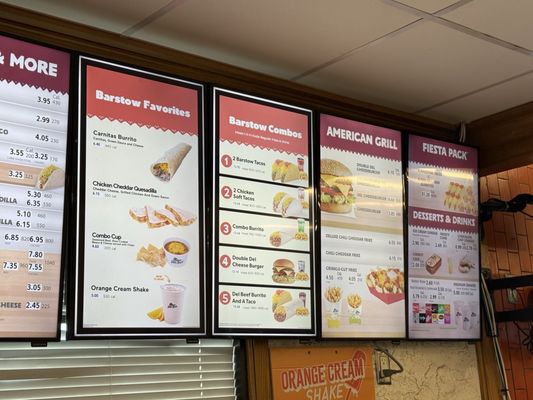 Menu photo 2 Del Taco Barstow, CA