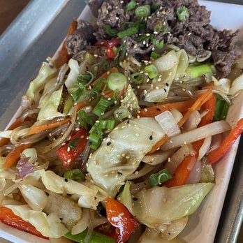 Pike Kitchen - Japchae with bulgogi - Korean Near Me - Rockville, Maryland Pike Kitchen - Japchae with bulgogi - Korean Near Me - Rockville, Maryland