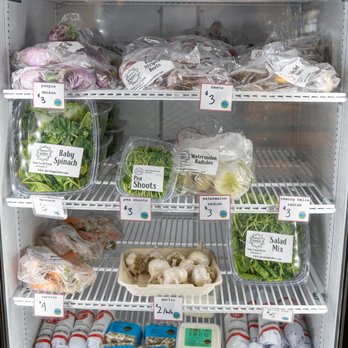 Porter Books & Bread - Bonus little grocery fridge - Sandwiches Near Me - Indianapolis, Indiana