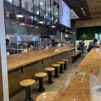 Kamado Ramen - Left side ramen bar seating - Ramen Near Me - Huntsville, Alabama
