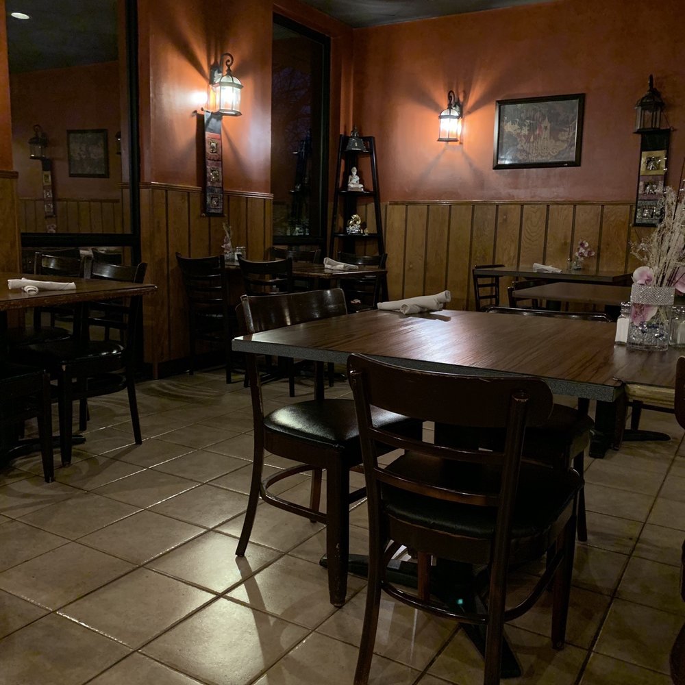 Singha II - Inside is cozy. See the table top? - Thai Near Me - High Point, North Carolina Singha II - Inside is cozy. See the table top? - Thai Near Me - High Point, North Carolina
