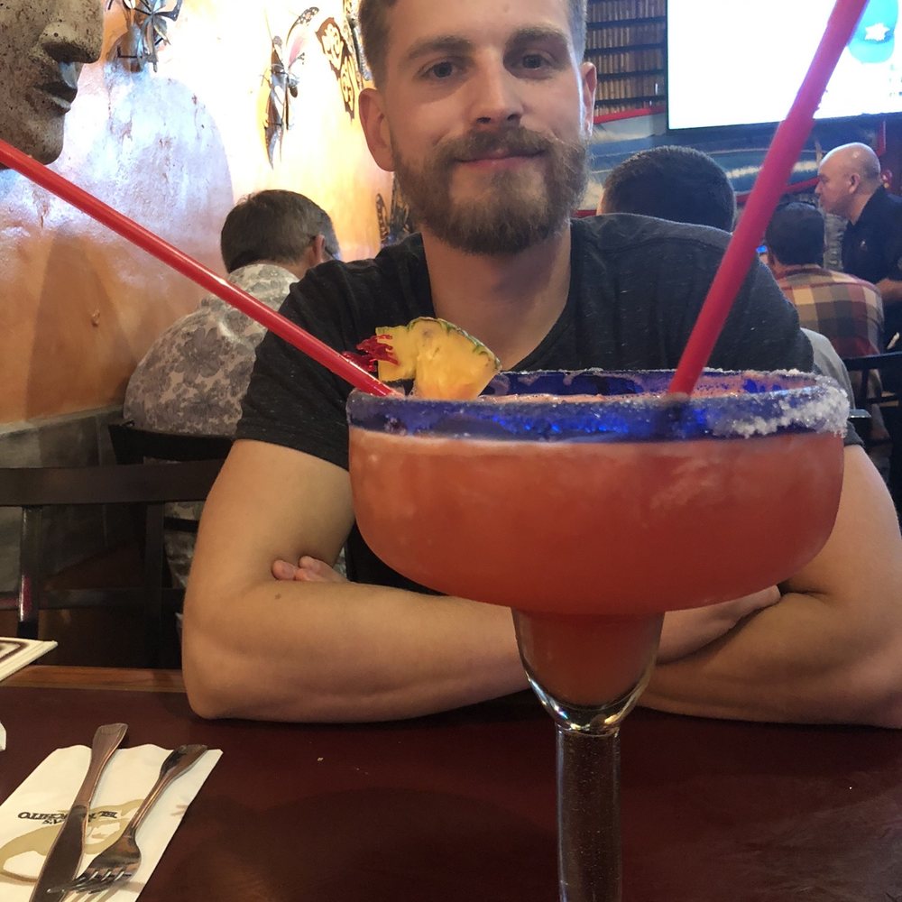 Avila's El Ranchito - The hubs with our huge watermelon margarita! Picture doesn't do it justice how HUGE it is! 20 ounces of deliciousness. - Mexican Near Me - Lake Forest, California Avila's El Ranchito - The hubs with our huge watermelon margarita! Picture doesn't do it justice how HUGE it is! 20 ounces of deliciousness. - Mexican Near Me - Lake Forest, California