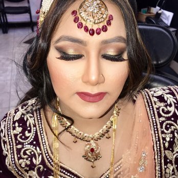 Adara Salon - Beautiful bridal makeup done by Adara Salon! - Hair Salons Near Me - Lombard, Illinois