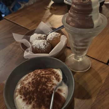 Vulcania - Tiramisu, gelato with donuts - Italian Near Me - Mammoth Lakes, California