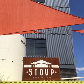 Stoup Brewing - Outdoor sign & shade - Breweries Near Me - Seattle, Washington
