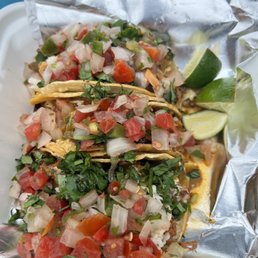 Chicken Tacos with Pico and habanero