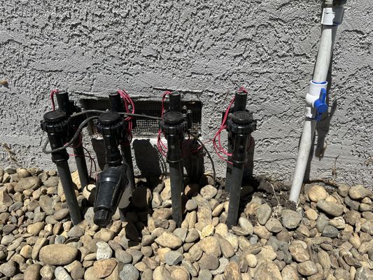 Sprinkler Rebuild - Complete sprinkler manifold replaced and new smart timer installed Sprinkler Rebuild - Complete sprinkler manifold replaced and new smart timer installed