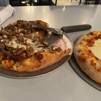Rainbow Pizza - Individual size Greek American pizza and cheese - Greek Near Me - San Mateo, California Rainbow Pizza - Individual size Greek American pizza and cheese - Greek Near Me - San Mateo, California
