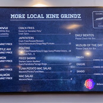Diamond Head General Store - Menu 2 of 2. 15% auto-gratuity. - Hawaiian Near Me - San Bruno, California