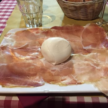 Osteria Allegro Pachino - Cured ham and buffalo mozzarella - Italian Near Me - Rome, RM