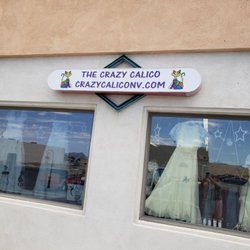 The crazy calico - Front of the store faces Pahrump Valley Blvd