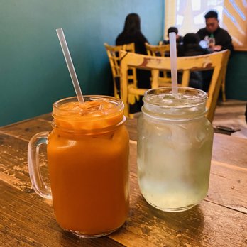 Ginger and Lemongrass - Thai Iced Tea Aloe Vera Lemonade with Honey - Vietnamese Near Me - Whitestone, New York Ginger and Lemongrass - Thai Iced Tea Aloe Vera Lemonade with Honey - Vietnamese Near Me - Whitestone, New York