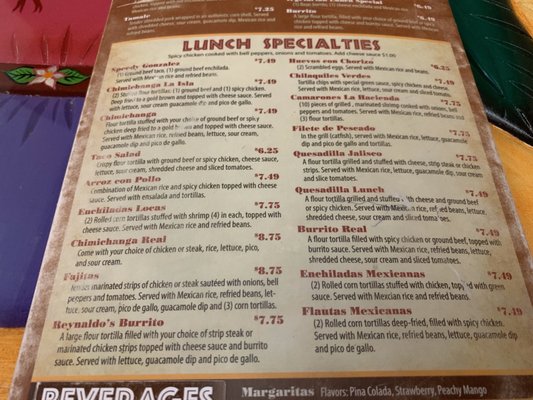 Menu photo 4 Cilantros Grill & Cantina Van Wert, OH
