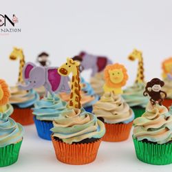 Honeyz Cake Nation - Jungle theme cupcakes