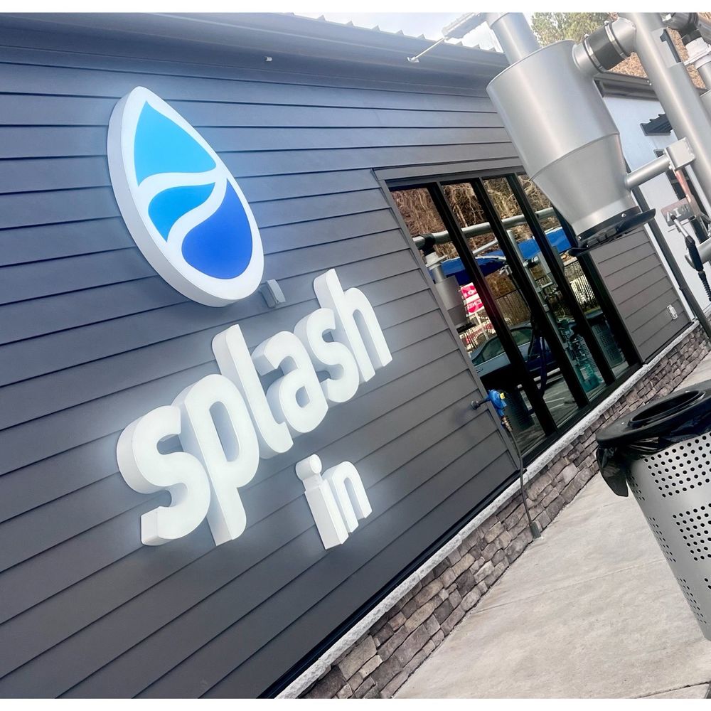 Splash In - Building Logo - Car Wash Near Me - La Plata, Maryland