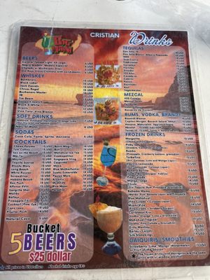 Menu photo 1 Big Mama's Mahahual, ROO