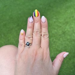 T & L Nails Kennedy - Perfectly painted PRIDE nails!