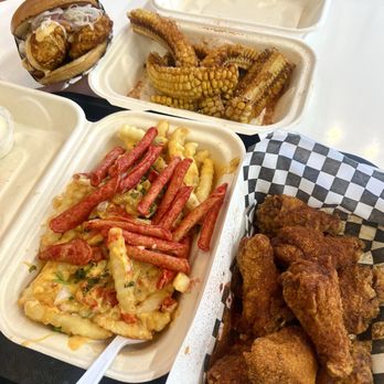 Holdaak Fried Chicken - Spicy Holdaak Chicken Sandwich, Corn Ribs, 12 Wings, Loco Fries - Chicken Shop Near Me - Corona, California Holdaak Fried Chicken - Spicy Holdaak Chicken Sandwich, Corn Ribs, 12 Wings, Loco Fries - Chicken Shop Near Me - Corona, California