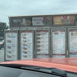 Wendy's - Menu board from the drive through