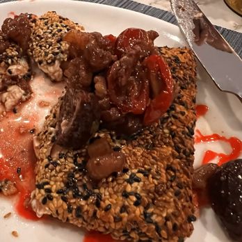 Symi Northport - Sesame crusted feta - Greek Near Me - Northport, New York Symi Northport - Sesame crusted feta - Greek Near Me - Northport, New York