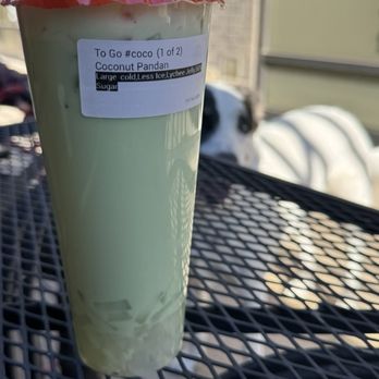 Die Die Must Try Beverage - Pandan coconut - Bubble Tea Near Me - Denver, Colorado