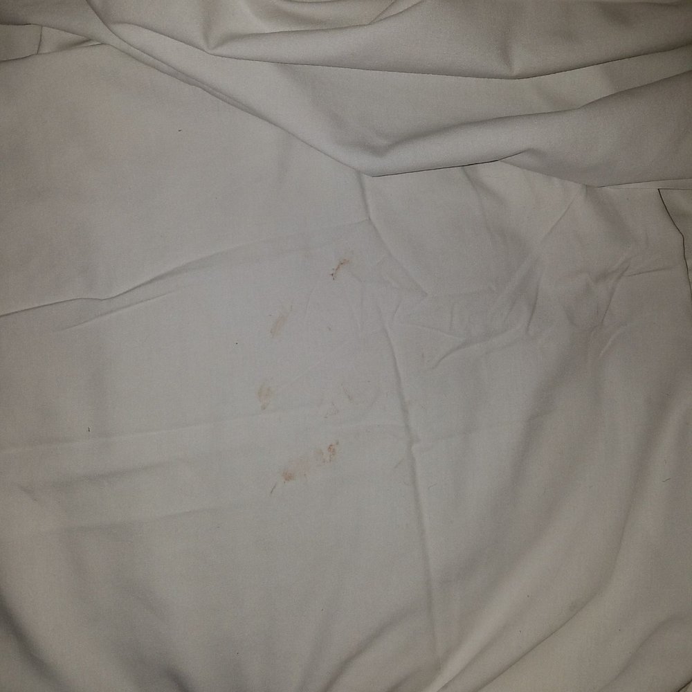 Rodeway Inn State College - Near University - The initial stain on sheet after being denied new, clean sheets. - Hotels Near Me - State College, Pennsylvania
