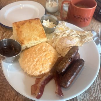 Willa Jean - The First meal on the Breakfast menu. Those cheesy Grits 10 out of 10 recommend everything on this plate was cooked perfectly. - Bakeries Near Me - New Orleans, Louisiana Willa Jean - The First meal on the Breakfast menu. Those cheesy Grits 10 out of 10 recommend everything on this plate was cooked perfectly. - Bakeries Near Me - New Orleans, Louisiana