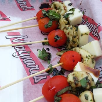 Maynards - Caprese pasta skewers,  must try! - Bars Near Me - Excelsior, Minnesota