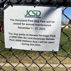 Dairyland Park - Closed from 12/1-12/31