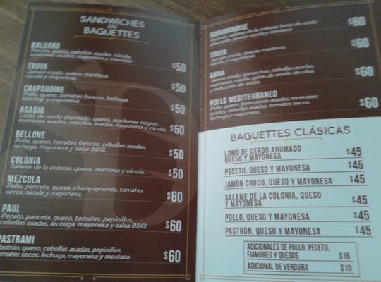 Menu photo 6 SandDay Córdoba, X