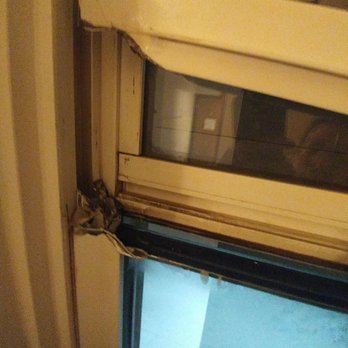 Crash Hotel - Busted window - Hotels Near Me - Edmonton, Alberta