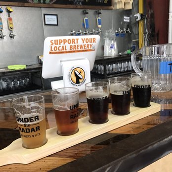 Under the Radar Brewery - Flight with some awesome beers - Brewpubs Near Me - Houston, Texas Under the Radar Brewery - Flight with some awesome beers - Brewpubs Near Me - Houston, Texas