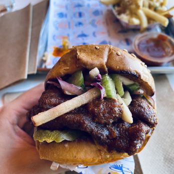 Super Duper Burgers - Spicy FRIED CHICKEN SANDWICH. Keep in mind they do not have The Bird at this location. But it was incredible. - Burgers Near Me - San Mateo, California Super Duper Burgers - Spicy FRIED CHICKEN SANDWICH. Keep in mind they do not have The Bird at this location. But it was incredible. - Burgers Near Me - San Mateo, California