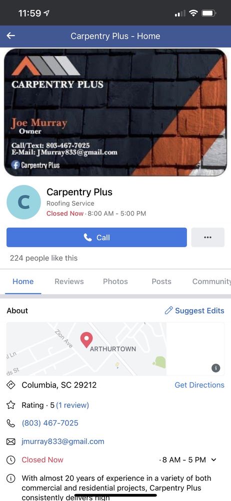 Slide of Carpentry Plus