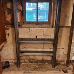 Seepageseal - Custom built structure beam support installed according to the blueprints of the structure engineer.