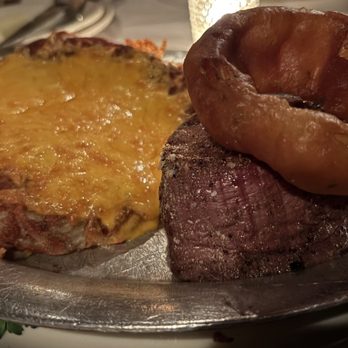 Tornado Steak House - 8 Oz. Filet with cheese hashbrowns - Steakhouses Near Me - Madison, Wisconsin
