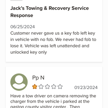 Jack's Towing & Recovery Service - Towing Near Me - Lowell, North Carolina
