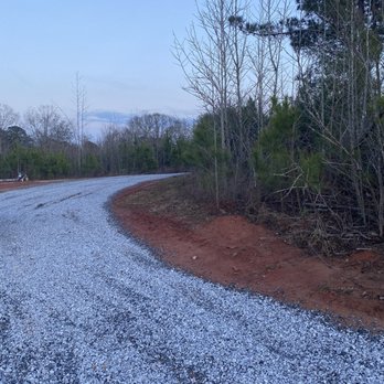 English Trucking - before and after of our driveway and additional parking area - Truck Rental Near Me English Trucking - before and after of our driveway and additional parking area - Truck Rental Near Me