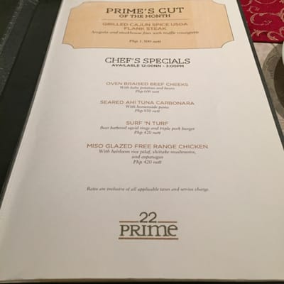 Menu photo 2 22 Prime Pasig, NCR