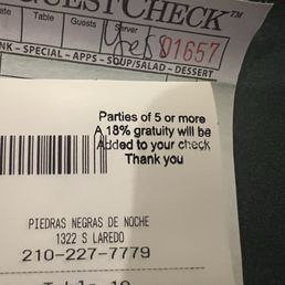 By the way, you don't see the tip notice until you get the check. The service was not 20% worthy!!!! By the way, you don't see the tip notice until you get the check. The service was not 20% worthy!!!!